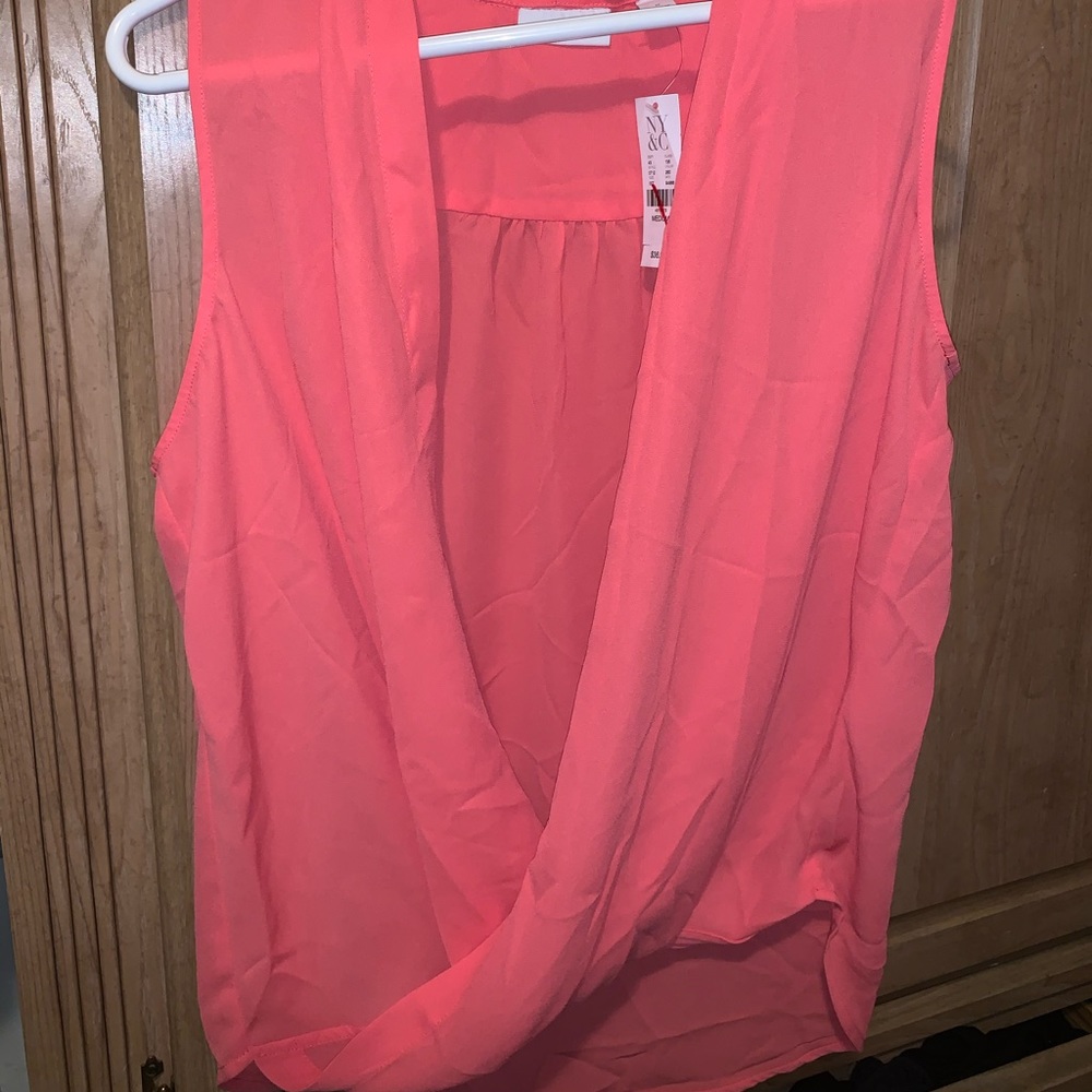 Salmon blouse